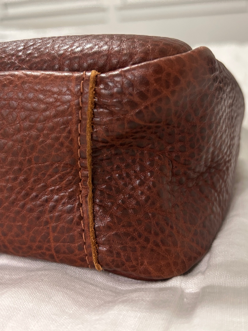Portland Leather Large Madison Shoulder Bag, Nutmeg - Picture 3 of 5